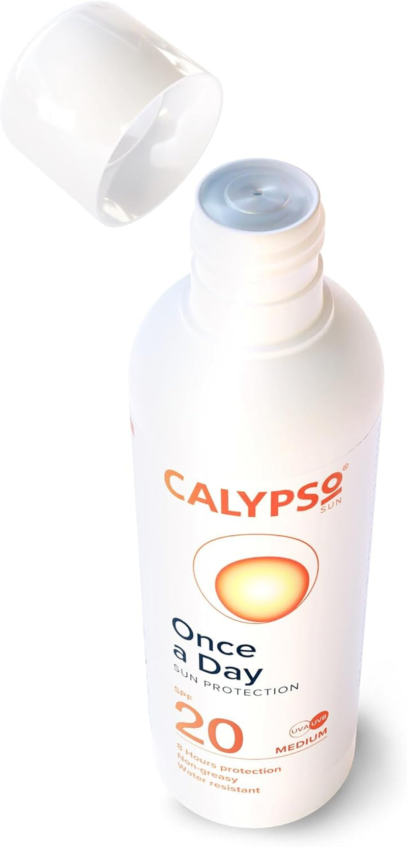 Once a Day Sun Protection Lotion SPF20 | 8 Hours Sun Protection | Non Greasy | Superior 4 Start UVA Rating - 200 Ml CALC20L