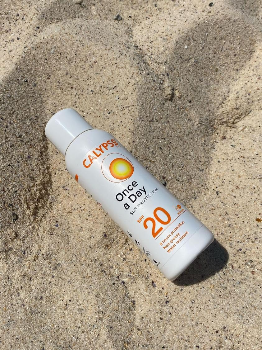 Once a Day Sun Protection Lotion SPF20 | 8 Hours Sun Protection | Non Greasy | Superior 4 Start UVA Rating - 200 Ml CALC20L