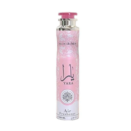 Yara 300 ml Air Freshener Room Spray- Odor Eliminator | Long Lasting Air Freshener for Home & Car Freshener Spray (Soft, Rose, Musk)