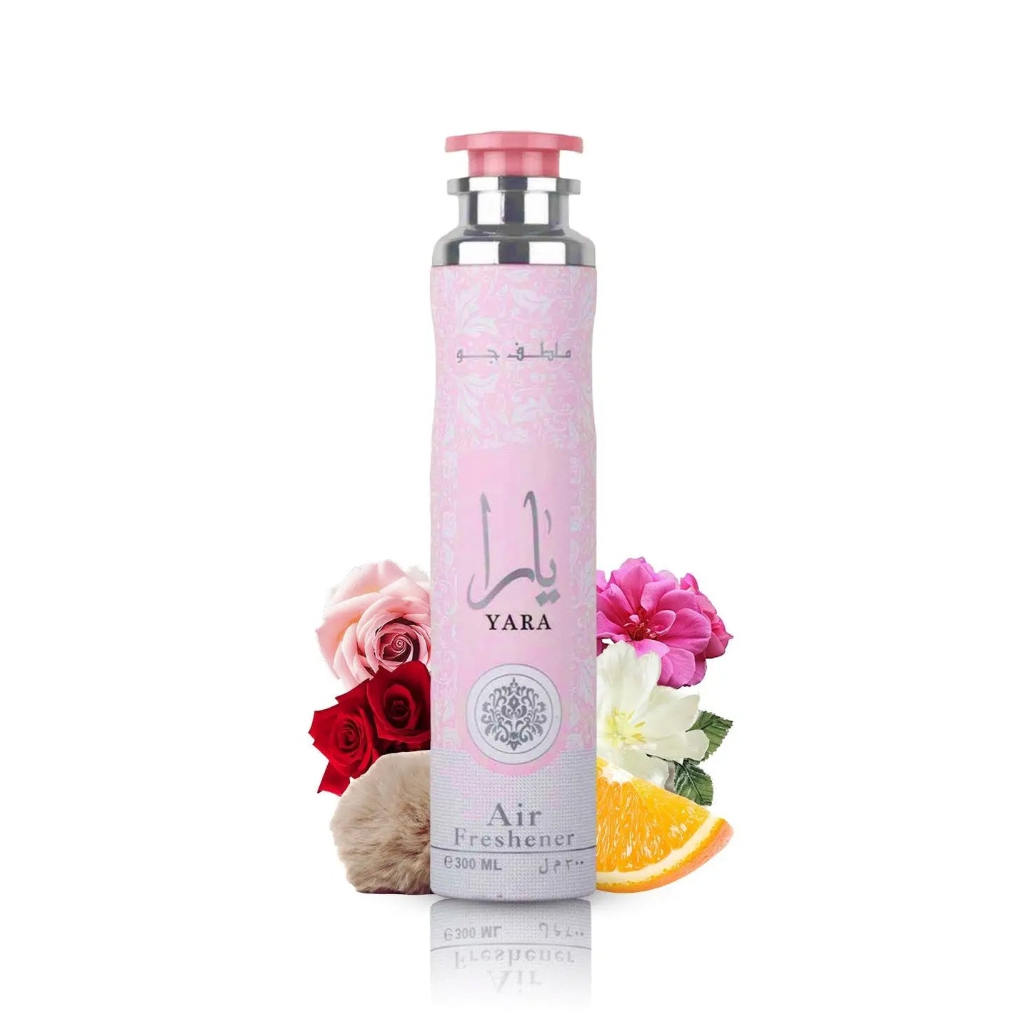 Yara 300 ml Air Freshener Room Spray- Odor Eliminator | Long Lasting Air Freshener for Home & Car Freshener Spray (Soft, Rose, Musk)